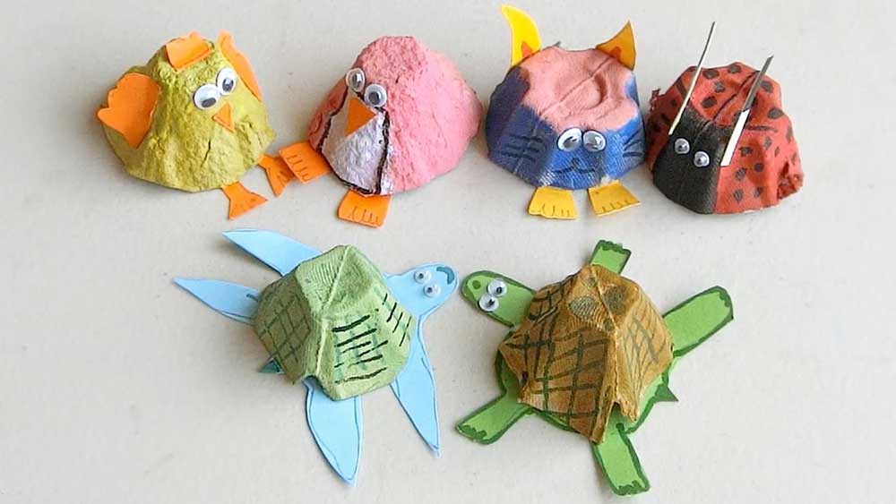 Egg Carton Animals